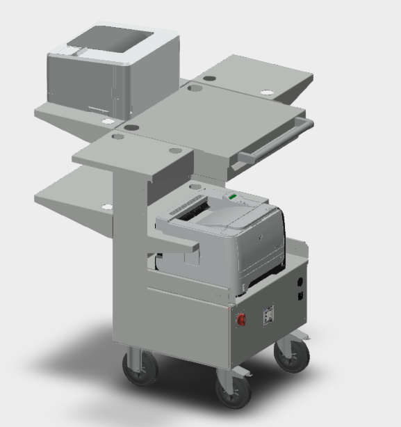 Meer flexibiliteit met mobiele werkplek (computer trolley)