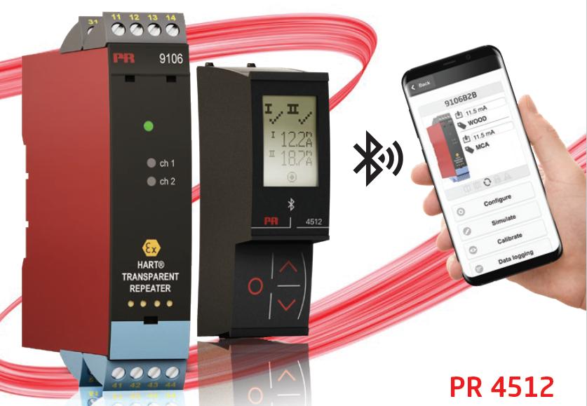 Voor 4000 & 9000-modulen van PR electronics: Bluetooth en Datalogging