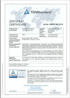 Zander Aachen TüV SREC certifikaat